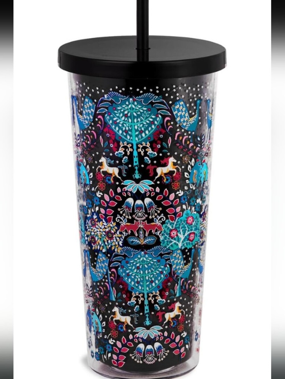 Vera Bradley- 24oz Travel Tumbler (Enchantment 🦄💙) NIB